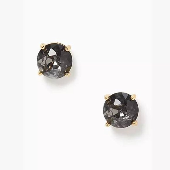 COPY - NWT Kate Spade Black Diamond Crystal Gumdrop Stud Earrings - Picture 1 of 10